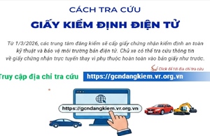 Cách tra cứu giấy chứng nhận kiểm định điện tử