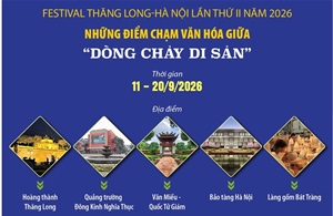 Festival Thăng Long - Hà Nội lần thứ II năm 2026: Những điểm chạm văn hóa giữa 'Dòng chảy di sản'