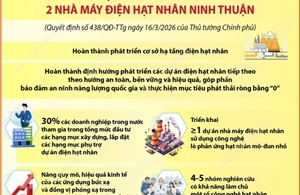 Mục tiêu đến năm 2035: Vận hành an toàn 2 nhà máy điện hạt nhân Ninh Thuận