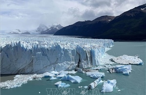 Sông băng ở vườn quốc gia Los Glaciares tại Argentina
