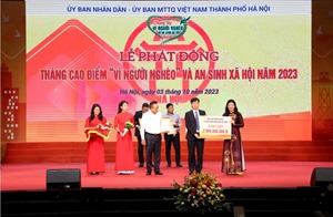 Agribank dành 2 tỷ đồng ủng hộ Quỹ &#39;Vì người nghèo&#39; và an sinh xã hội thành phố Hà Nội 