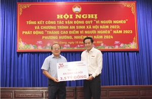 Agribank chi nhánh tỉnh Tiền Giang và những món quà nhân ái vì người nghèo