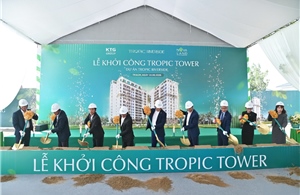 Novaland khởi công phân khu cao tầng tại đô thị ven sông Tropic Riverside
