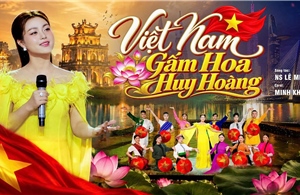 Ca sĩ Minh Khuê ra mắt MV ca nhạc 'Việt Nam gấm hoa huy hoàng'