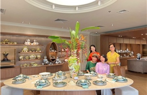 Trải nghiệm không gian sứ tinh hoa tại showroom Minh Long Hà Nội