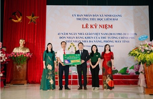 Nestlé trao tặng phòng máy tính giúp học sinh tiếp cận công nghệ