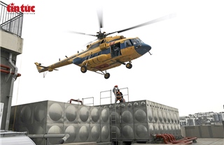  Trực thăng và 4.000 người tham gia diễn tập chữa cháy, cứu nạn ở Hà Nội