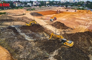 Depot Xuân Đỉnh 'lột xác' sau 6 tháng, tăng tốc thi công tuyến metro số 2 Hà Nội