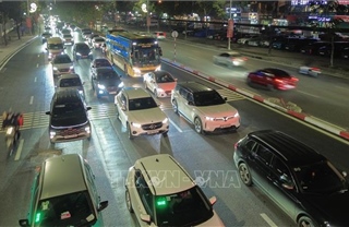 Hà Nội: Giao thông dần đông đúc trong ngày cuối kỳ nghỉ Tết Dương lịch