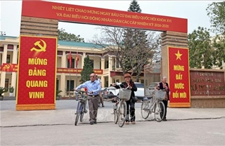 Xã đảo Minh Châu (Hà Nội) sẵn sàng cho Ngày hội non sông