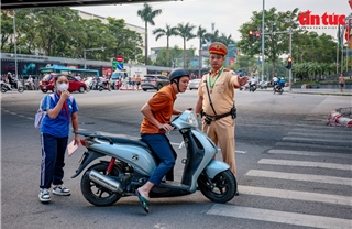 Cao điểm xử lý học sinh và phụ huynh vi phạm giao thông