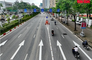 Hà Nội hoàn tất công tác chuẩn bị cho việc phân luồng đường Võ Chí Công