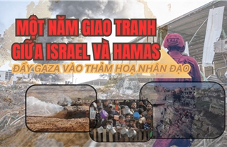 Một năm giao tranh giữa Israel và Hamas đẩy Gaza rơi vào thảm hoạ