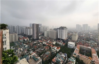 Hình ảnh Hà Nội mịt mù trong khói bụi, ô nhiễm chạm ngưỡng nguy hại