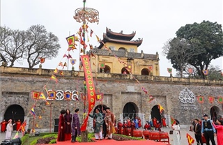 Tái hiện các nghi lễ 'Tống cựu Nghinh tân' tại Hoàng thành Thăng Long