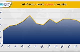 Thị trường kim loại và nông sản &#39;đỏ lửa&#39; kéo chỉ số MXV-Index tiếp tục rơi