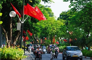 Sắc cờ kể chuyện mùa Thu Độc lập