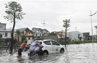 Mưa lớn gây ngập lụt diện rộng tại Quảng Ninh