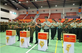 Bộ Quốc phòng gặp mặt hơn 400 quân nhân của 4 đoàn Quân đội nước ngoài tham gia diễu binh, diễu hành A80