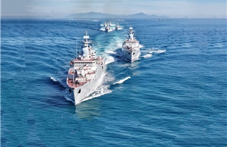 Lữ đoàn 162 tàu chiến đấu mặt nước tinh nhuệ bậc nhất của Hải quân