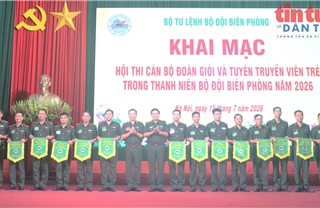 Bộ đội Biên phòng khai mạc Hội thi cán bộ Đoàn giỏi và Tuyên truyền viên trẻ năm 2026