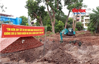 Xuyên lễ tìm kiếm hài cốt liệt sĩ tại Công viên Lê Thị Riêng