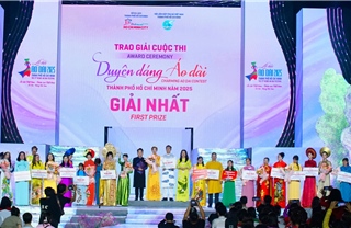 Trao giải cuộc thi Duyên dáng Áo dài TP Hồ Chí Minh năm 2025