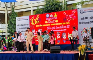 Rộn ràng Hội Xuân tại các trường học TP Hồ Chí Minh