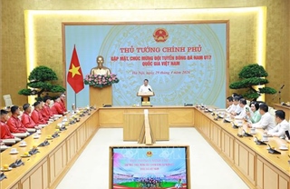 Thủ tướng chúc mừng đội tuyển bóng đá nam vô địch Giải U17 Đông Nam Á 2026 