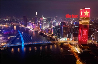 Diện mạo phường Sài Gòn nổi bật chào đón Đại hội Đảng