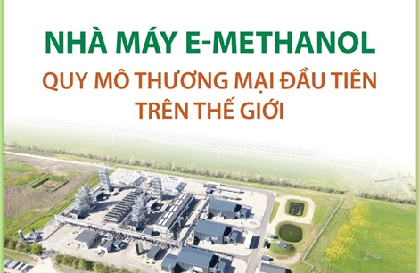 Nhà máy e-methanol quy mô thương mại đầu tiên trên thế giới