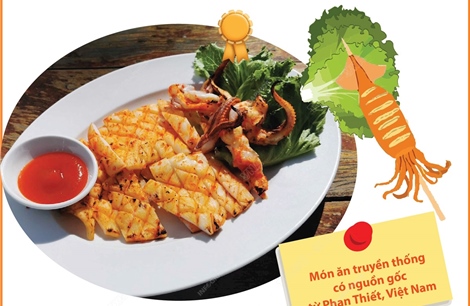 Mực một nắng Việt vào top 10 món mực ngon thế giới