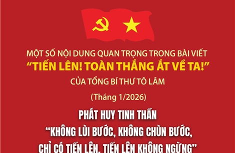 Phát huy tinh thần 'không lùi bước, không chùn bước, chỉ có tiến lên, tiến lên không ngừng'
