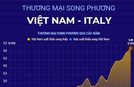 Thương mại song phương Việt Nam - Italy