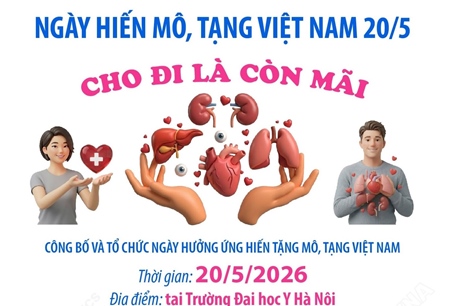 Ngày Hiến mô, tạng Việt Nam 20/5: Cho đi là còn mãi