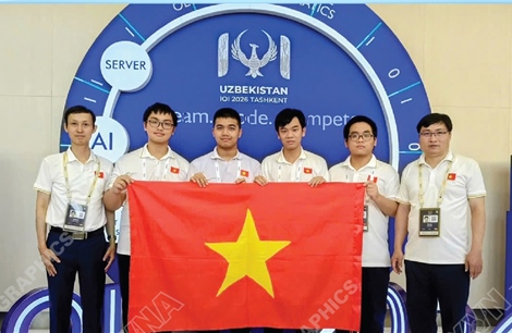 Học sinh Nguyễn Hữu Tuấn giành liên tiếp 3 HCV trên đấu trường Olympic quốc tế