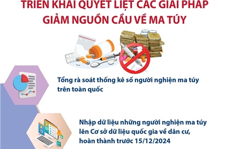 Triển khai quyết liệt các giải pháp giảm nguồn cầu về ma túy