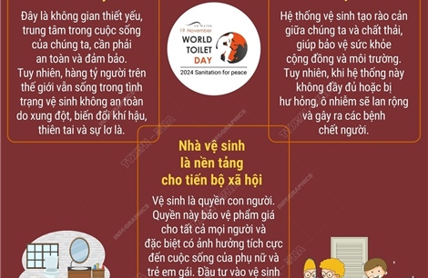 3 thông điệp chính của Ngày Nhà vệ sinh thế giới 19/11/2024