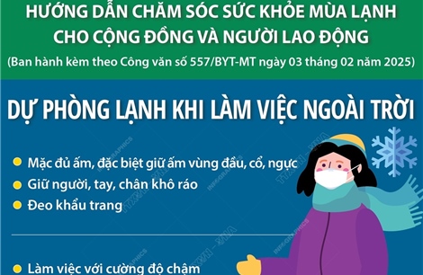 Dự phòng lạnh khi làm việc ngoài trời 