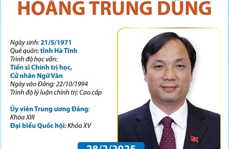 Tân Tổng Biên tập Tạp chí Cộng sản Hoàng Trung Dũng