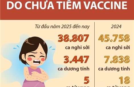 90,8% ca mắc sởi do chưa tiêm vaccine