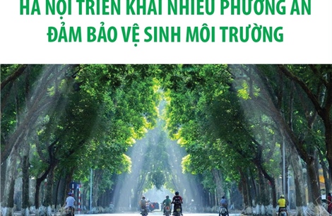 Hà Nội triển khai nhiều phương án đảm bảo vệ sinh môi trường