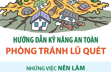 Hướng dẫn kỹ năng an toàn phòng tránh lũ quét