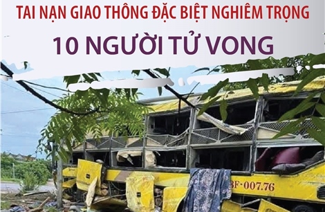 Hà Tĩnh: Tai nạn giao thông đặc biệt nghiêm trọng, 10 người tử vong