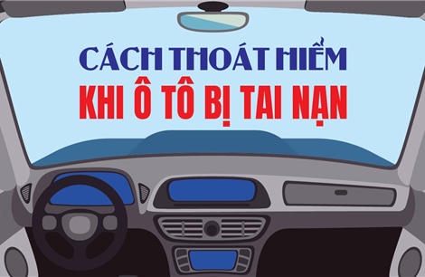 Cách thoát hiểm khi ô tô bị tai nạn