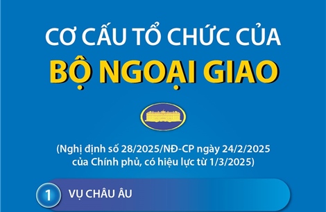 Cơ cấu tổ chức của Bộ Ngoại giao