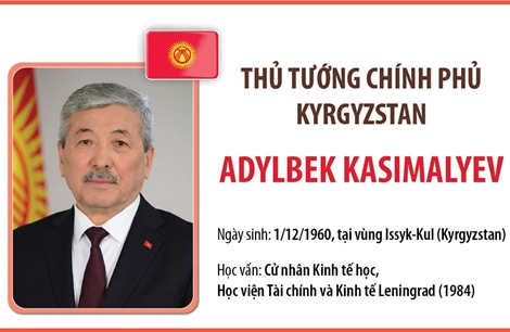 Thủ tướng Chính phủ Kyrgyzstan Adylbek Kasimalyev   