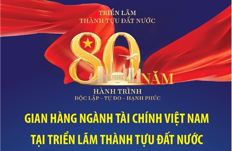Gian hàng ngành Tài chính Việt Nam tại Triển lãm Thành tựu Đất nước