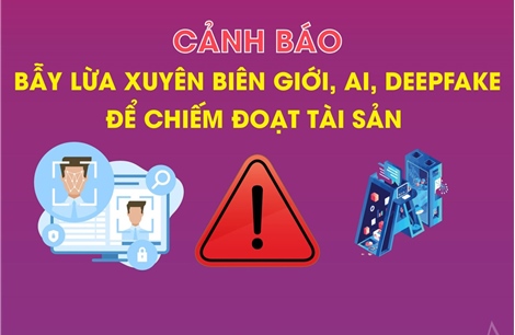 Cảnh báo bẫy lừa xuyên biên giới, AI, deepfake để chiếm đoạt tài sản