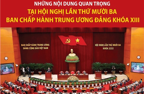 Những nội dung quan trọng tại Hội nghị Trung ương 13, Khóa XIII